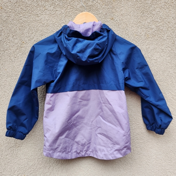 EDDIE BAUER Kids Jacket Size 5/6 Blue Purple Full Zip Shell - Picture 6 of 13
